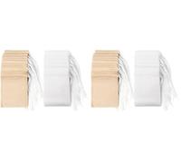 Lot de 880 sachets à thé jetables avec cordon de serrage, sachets de thé pour thé en vrac (6 x 8 cm)
