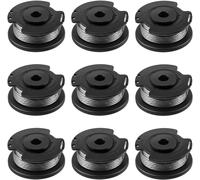Lot de 9 Ø1,6 mm-5m de Longueur Fil Coupe Bordure pour Débroussailleuse Bosch EasyGrassCut 18 23 26 18-230 18-260 18-26¿Bobines et Fil de Rechange F016800569/F016F05320