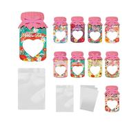 Lot de 9/18 sacs cadeaux pour fête des mères avec inscription « Happy Mother's Day », « Drift Bottle », carte de vœux, fête des mères