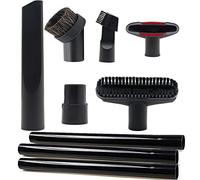 Lot de 9 accessoires pour aspirateur Shop Vac Accessoires 3,2 cm - 3 pièces d'extension pour aspirateur, 32 mm et 35 mm, adaptateur de tuyau d'aspirateur de 3,8 cm