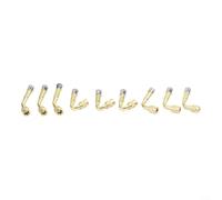 Lot de 9 adaptateurs d'extension de valve de pneu 45 90 135 degrés en laiton pour voiture, camion, vélo, gonfleur de pneu, kit facile à installer