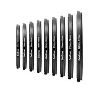 Lot de 9 Anneaux Step-Down, adaptateurs pour filtres photographiques, Adaptateur Lentis, Include:82-77mm,77-72mm,72-67mm,67-62mm,62-58mm,58-55mm,55-52mm,52-49mm,49-40,5mm(9pcs Filter Ring)