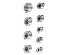 Lot de 9 bagues d'arrêt de profondeur de forage avec clés et butée de profondeur