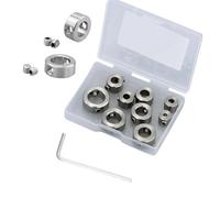Lot de 9 bagues de butée de profondeur, limiteur de profondeur de perçage, limiteur de profondeur de perçage, contrôle précis de la profondeur de perçage de 3 à 12 mm, kit de positionnement pour