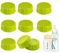 Lot de 9 bouchons de voyage compatibles avec les bouteilles étroites Dr Brown - Bouchons de rangement de rechange pour bouteilles Medela