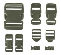 Lot de 9 boucles 101 Inc. - OD Green