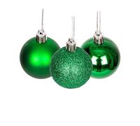 Lot de 9 Boules de Noël incassables pour Sapin de Noël - 50 mm - Décorations de Noël à Suspendre - Brillantes, Mates, pailletées