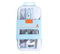 Lot de 9 boussoles géométriques et règles pour étudiants avec étui de rangement, outils de dessin pour l'école et utilisation géométrique pour étudiants