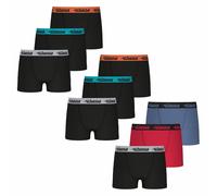 Lot De 9 Boxers Garçon Trio Choc Ecopack Noir-rouge-bleu 10A