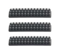 Lot de 9 brosses de rechange en silicone pour imprimante Hotbed - Outil de nettoyage pour lit chaud - Pour brosse à buse d'imprimante