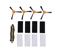 Lot de 9 brosses latérales de rechange pour aspirateur robot X500 X500