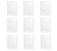 Lot de 9 cadres photo colorés pour photos instantanées de 7,6 cm, cadres photo verticaux classiques en plastique pour bureau, étagère, décoration d'intérieur (B)