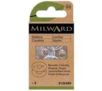 Lot de 9 Canettes plastiques Milward pour Bernette, Celestial, Empisal, Frister & Rossman, Janome/New Home et Singer(...) - Transparent Transparent G