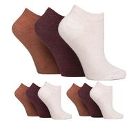 Lot de 9 chaussettes en coton Trainer pour femme