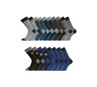 Lot de 9 chaussettes Serge Blanco homme en coton : 39-42 / AB