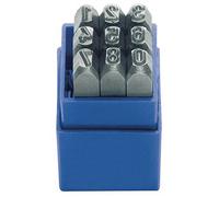 Lot de 9 chiffres à frapper de 0 à 9 avec hauteur d'écriture de 8mm, 328-108