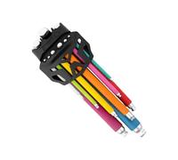 Lot de 9 clés à douille industrielles à long bras de 1,5 à 10 mm pour atelier mécanique