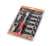 Lot de 9 clés à tube remplaçables pour les amateurs de moto Dirt Pit Bike