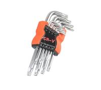 Lot de 9 clés Allen hexagonales de type L pour réparation de voitures, vélos, meubles, assemblage et réparation de tournevis étoile de type L