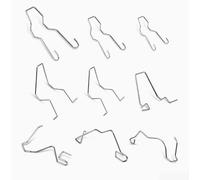 Lot de 9 clips de fixation d'ampoule de phare en acier inoxydable 6/9/12 pièces pour H1 H3 H4 H7, idéal pour tous vos besoins en ampoule