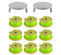 Lot de 9 cordes de rechange pour débroussailleuse Plus+ AC80RL3 3,3 m 0 200,3 cm, compatible avec les modèles sans fil 18 V 24 V 40 V