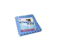 Lot de 9 Dalles de protection de sol en mousse bleu 50 x 50 cm ép 4 mm (tapis de sol pour piscine hors sol ou spa gonflable)