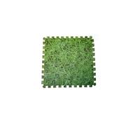 Lot de 9 dalles de protection de sol pour piscine 50 x 50 cm imitation gazon épaisseur 8 mm pour piscine et spa - Gré