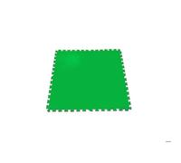 Lot de 9 dalles de protection de sol pour piscine 81 x 81 cm vertes épaisseur 4,5 mm pour piscine et spa - Gré