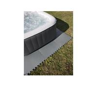 GRÉ - GRE - Tapis de sol en dalles puzzle 50 x 50 cm gris anthracite, ep 8mm