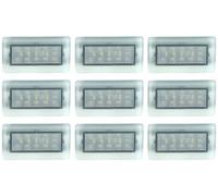 Lot de 9 éclairages d'intérieur LED compatibles avec Tesla Model 3 X S Y Blanc froid