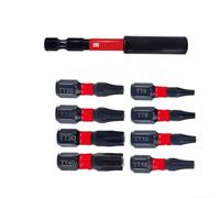 Lot de 9 embouts de tournevis avec design résistant au couple pour une durabilité accrue et un revêtement de protection contre la rouille pour une utilisation durable avec des pilotes filaires et sans
