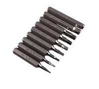 Lot de 9 embouts de tournevis hexagonaux H4 × 28 mm H0,7 H0,9 H1,5 H2 H3 H4 tige de 4 mm