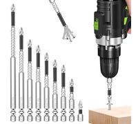 Lot de 9 embouts de vissage à haute magnétisme - Magnétisme puissant, durable, antidérapant - Pour perceuse électrique (25, 50, 65, 70, 75, 90, 100, 120, 150 mm)