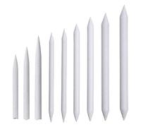 Lot de 9 Estompeur Dessin, Estompe en Papier Dessin, Stylos Mélangeurs, Materiel Dessin pour Sketch Crayon Dessin pour Artistes Étudiants, Blanc
