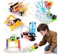 Lot de 9 expériences pour enfants à partir de 6, 7, 8, 9, 10, 11, 12, filles, boîte d'expérimentation, kit d'expérimentation, jouets à partir de 6 à 12 ans pour garçons