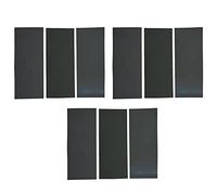 Lot de 9 feuilles de papier abrasif 3000 5000 7000 grain élevé pour ponçage humide et sec 9 x 3,6 mm pour polissage du corps