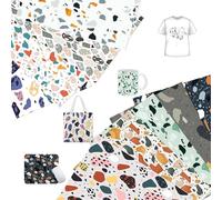 Lot de 9 feuilles de transfert d'encre infusible 31 x 21,6 cm pour impression de t-shirts, tasses, sous-verres et projets de bricolage avec technologie de transfert thermocollant (type B)