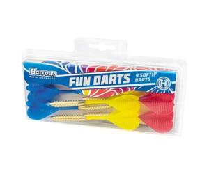 Lot de 9 fléchettes colorées avec pointes en nylon pour un jeu optimal