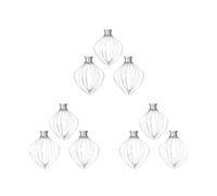 Lot de 9 fouets rechange compatibles avec le robot pâtissier KitchenAid à tête inclinable, fouet métallique K45WW for œufs et crème épaisse - CLIM