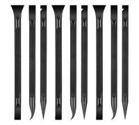 Lot de 9 grattoirs en plastique - 3 formes - Outil multi-usages - Grattoir en plastique à double extrémité - Spatule en plastique - Grattoir de nettoyage pour pièces et espaces - Pour enlever la colle