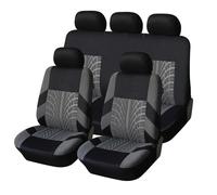 Lot de 9 Housses de siège de Voiture, pour Peugeot 2008 e-2008 GT Line 2020-2024 Avant Arrière Coussins Couvre Respirant Imperméable Protections Accessoires,B Grey