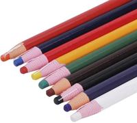 Lot de 9 marqueurs de couleurs différentes pour porcelaine - Crayons de cire pour verre, vêtements, cellophane, tissu, bois, métal - Crayons de coloriage en papier