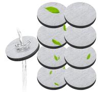 Lot de 9 micro disques de filtre à eau, mini filtres à eau de rechange adaptés pour les bouteilles filtrantes Brita Fill and Go, réduisent le chlore, les microparticules et autres impuretés