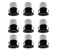 Lot de 9 Mini Spots LED encastrés, éclairage d'appoint, Angle de Faisceau de 15°, éclairage directionnel pour Chambre, Couloir, galerie