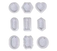 Lot de 9 moules en silicone avec strass en forme de pendentifs de voiture à suspendre