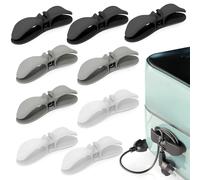 Lot de 9 organiseurs de câbles pour appareils, porte-câbles, autocollants, en silicone, en forme de papillon, rangement de câbles pour appareils de cuisine, mixeur, cuiseur à riz, Air Fryer