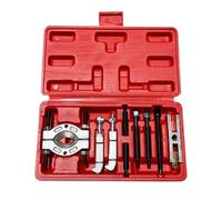 Lot de 9 outils en métal lourds pour projets de réparation à domicile professionnels avec poignées ergonomiques et étui de rangement portable