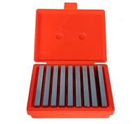 Lot de 9 paires de blocs parallèles en acier soudé de 15,2 cm de long et 6,35 mm d'épaisseur en alliage d'acier trempé pour fraisage de précision