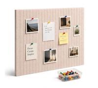Lot de 9 panneaux en feutre Relaxdays, rectangles autocollants, gris clair