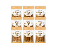 Lot de 9 paquets de bâtonnets à mâcher Dokas blancs de poulet pour chien, 9 x 200g
